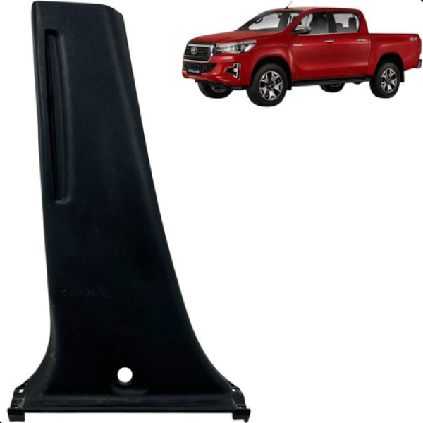 Forro Acabamento Coluna Central Esquerdo Hilux 2016 A 2020