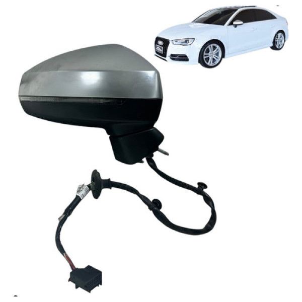 Retrovisor Direito Audi S3 A3 2014 A 2016 Retrátil Original