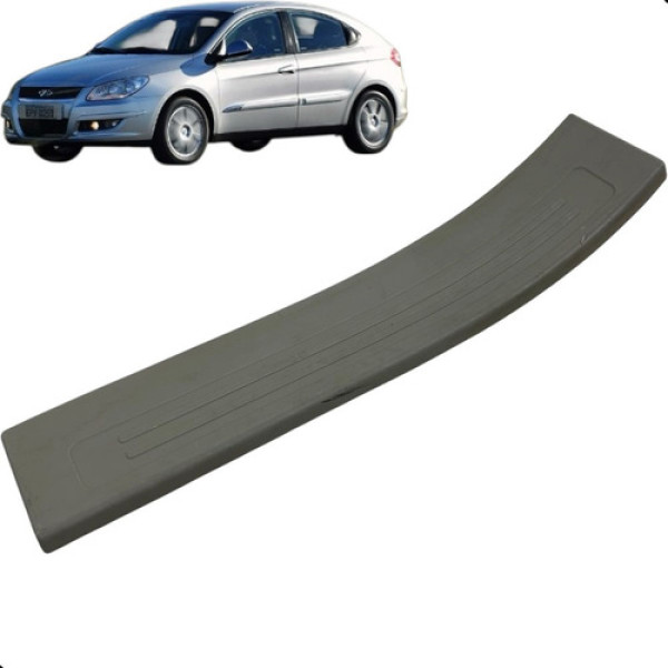 Soleira Porta Traseira Direita Chery Cielo 1.6 2010 A 2012 Cinza