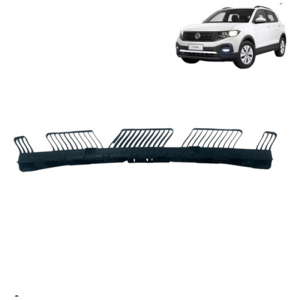 Guia Central Parachoque Traseiro Tcross 2020 A 2024 