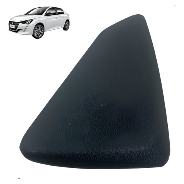 Acabamento Direito Painel Central Peugeot 208 2021 2024 Preto