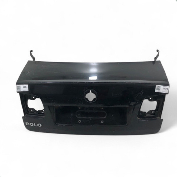 Tampa Traseira Volkswagen Polo Sedan 2007 A 2012  C2824 Preto