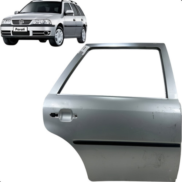 Porta Traseira Direita Gol Parati G2 G3 G4 1995 1996 A 2006 Traseira Direta Prateada