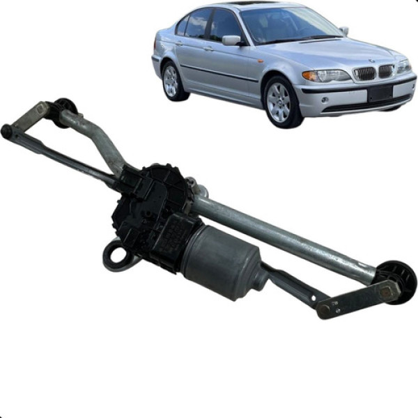 Maquina Limpador Parabrisa Bmw 325i 2000 2001 2002 2003 Prateado