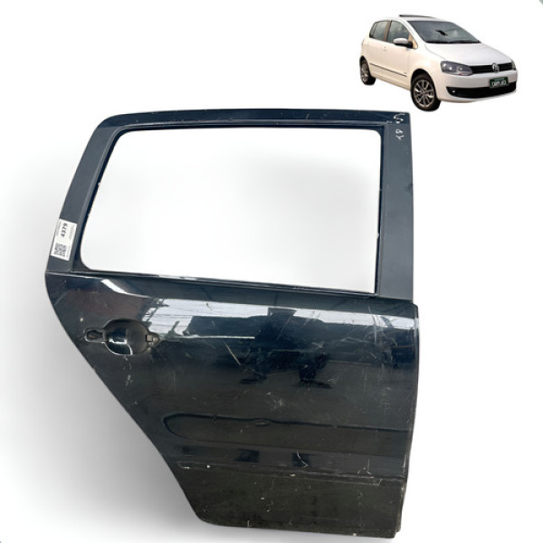 Porta Traseira Direita Fox 2009 2010 2011 2012 2013 Traseira Direita Preta