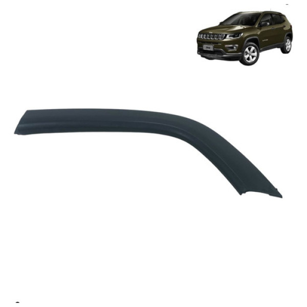 Moldura Pára-lama Roda Traseira Esquerda Compass 2018 2021