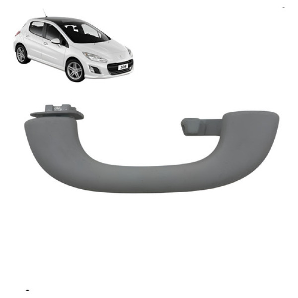 Alça Teto Traseira Direita Peugeot 308 2011 A 2016  Branco