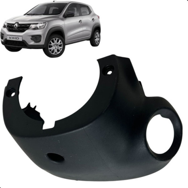 Acabamento Coluna Direção Renault Kwid 1.0 2018 A 2021  Preto
