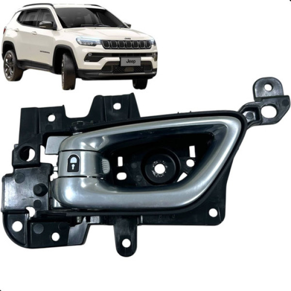 Maçaneta Porta Traseira Esquerda Jeep Compass 2022 A 2024 Traseira