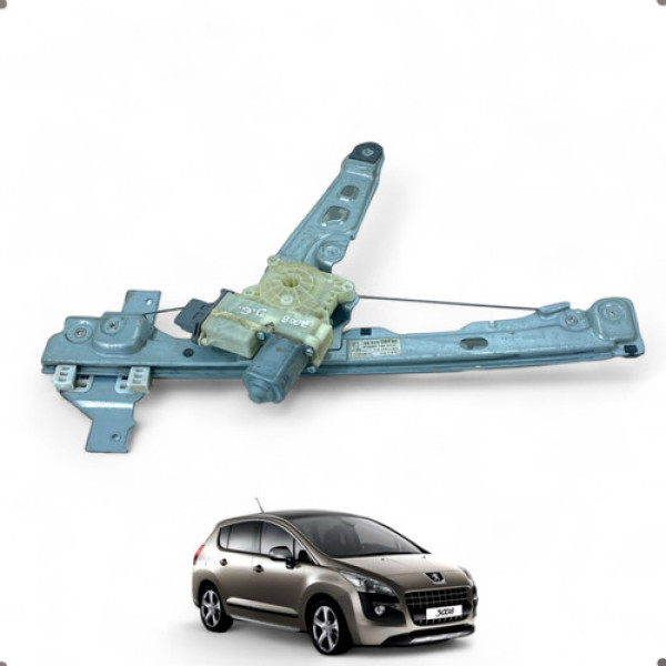 Máquina Vidro Porta Diant Esquerda Peugeot 3008 2011 A 2016
