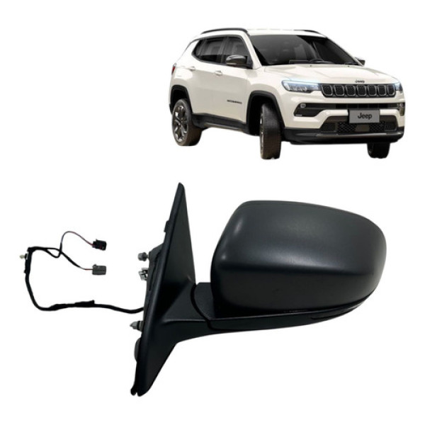 Retrovisor Jeep Compass T270 2022 A 2024 Retrátil Esquerdo