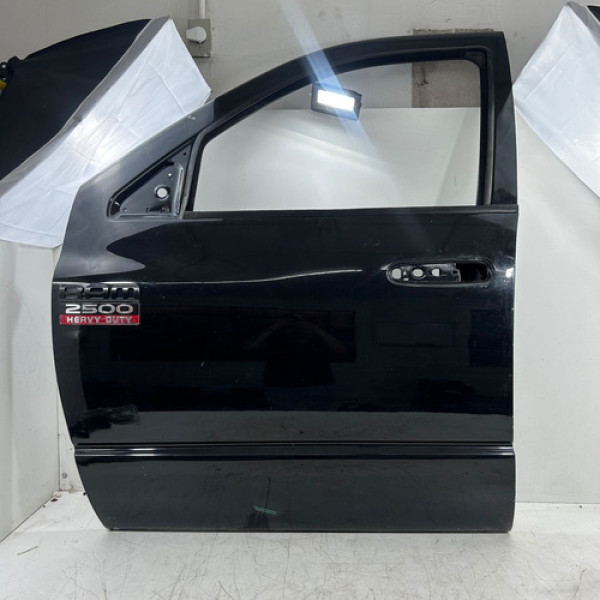 Porta Dianteira Esquerda Dodge Ram 2500 2008 2009 Original Dianteira Esquerda Preto