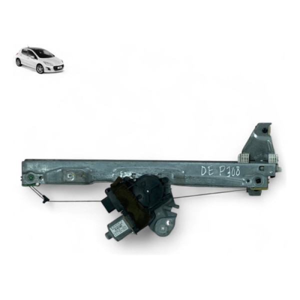 Motor Máquina Vidro Dianteiro Esquerdo Peugeot 308 2012 2016
