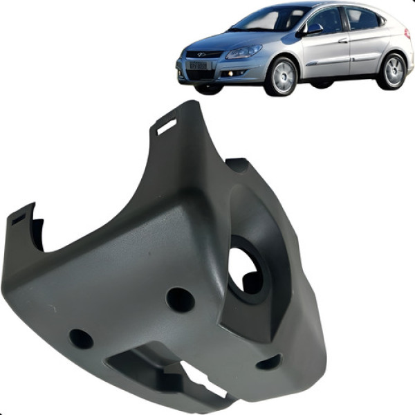 Moldura Inferior Chave Seta Chery Cielo 1.6 2010 2011 2012 Marrom