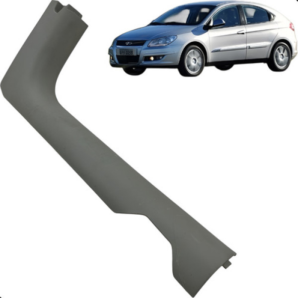 Soleira Porta Dianteira Direita Chery Cielo 1.6 2010 Cinza