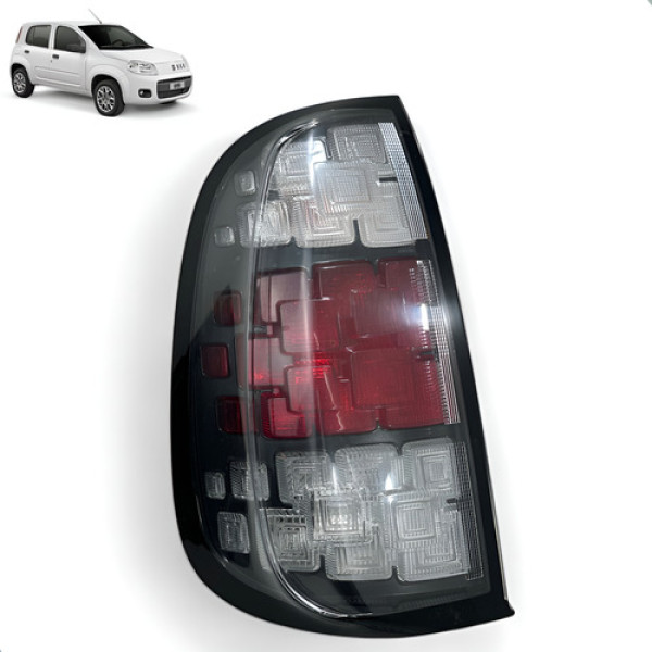 Lanterna Esquerda Fiat Uno 2016 2017 2018 2019 2020 2021 Esquerdo/motorista Vermelha