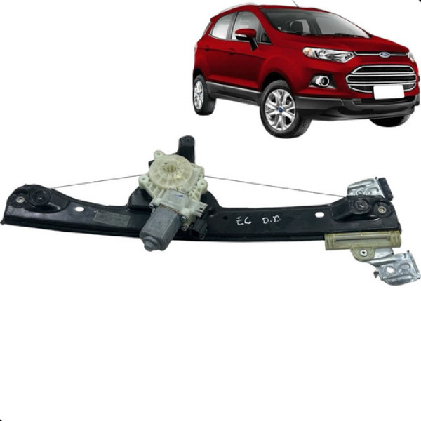 Motor Máquina Vidro Diant Direito Ford Ecosport 2013 A 2017
