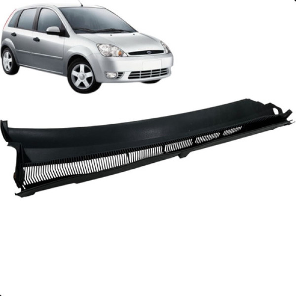 Grade Churrasqueira Direita Ford Fiesta 1.0 Hatch 2007 Preto