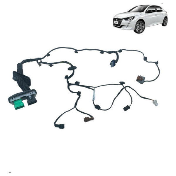 Chicote Porta Dianteira Direita Peugeot 208 2021 2024 