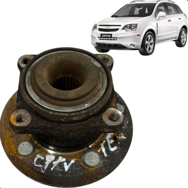 Cubo Rolamento Traseiro Captiva 2.4 2009 A 2012 Ambos Lado