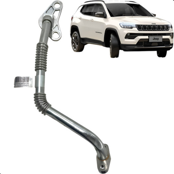 Cano Mangueira Turbina Jeep Compass 2.0 Diesel 2022 Prateado