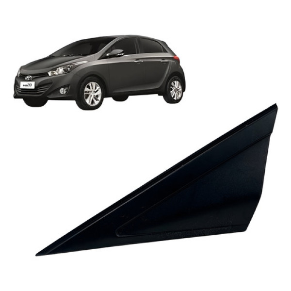 Acabamento Retrovisor Esquerdo Hyundai Hb20 1.6 2013 A 2019 Pretp