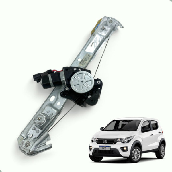 Motor Máquina Vidro Dianteira Direita Fiat Mobi 2017 A 2022
