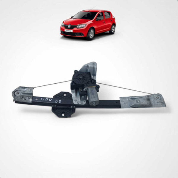 Motor Máquina Vidro Dianteiro Sandero 1.0 2015 2019 Direito