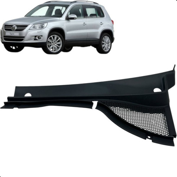 Churrasqueada Direita Tiguan 2009 2010 2011 2012 2013 2014 Preto Preto