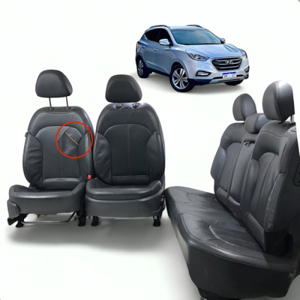 Jogo Bancos Eléctricos Hyundai Ix35 2016 A 2020 Preto