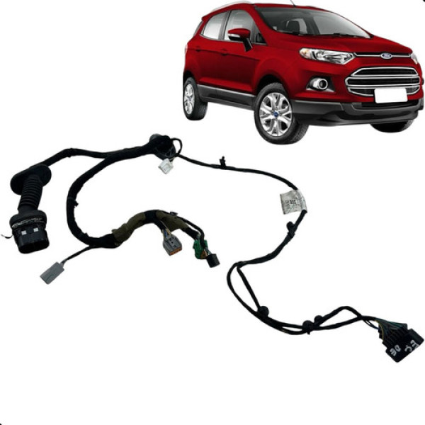 Chicote Porta Dianteira Esquerda Ecosport 1.6 2014 A 2017