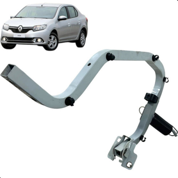 Dobradiça Tampa Traseira Esquerda Renault Logan 1.6 20152017 Prateado