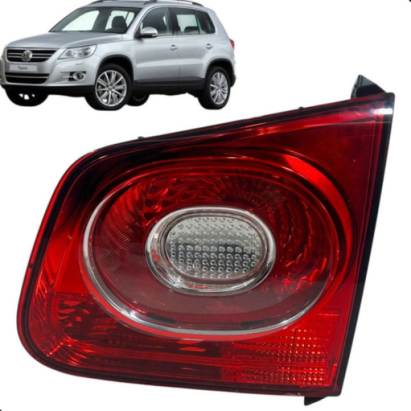 Lanterna Direita Tampa Porta Malas Tiguan 2010 2011 2012 Vermelha Direito/passageiro