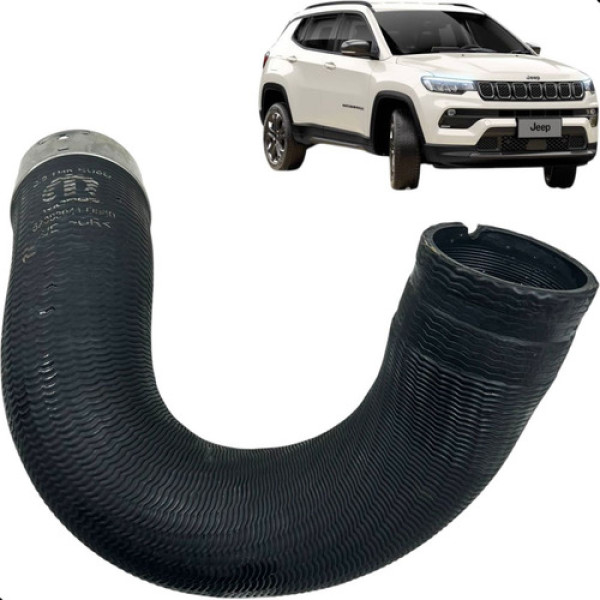 Mangueira Intercoler Compass 2.0 Diesel 2022 2024 Preto