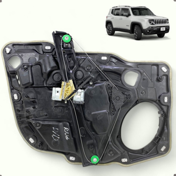 Máquina Vidro Diant Direito Jeep Renegade 1.8 2017 A 2021