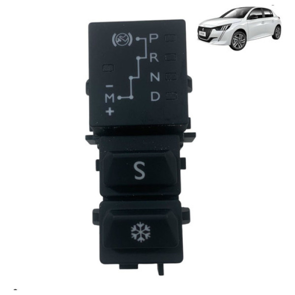 Display Alavanca Cambio Peugeot 208 2021 A 2023 