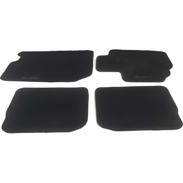 Jogo De Tapete Suzuki S-cross 2016 2017 2018 2019 Preto