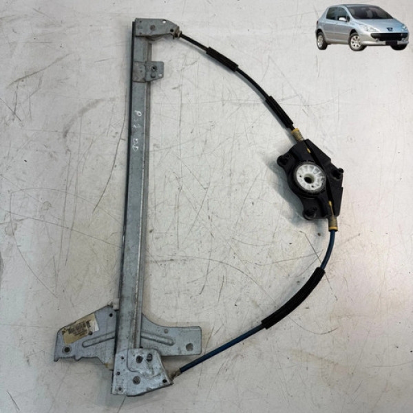 Máquina Vidro Porta Dianteiro Direito Peugeot 307 2009 2012