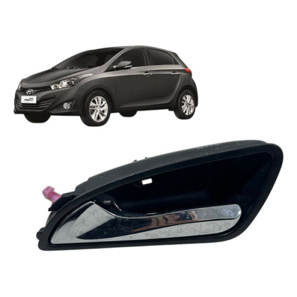 Maçaneta Interna Traseira Esquerda Hb20 1.6 2013 A 2019 Traseira