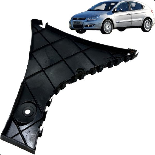 Guia Parachoque Traseiro Esquerdo Chery Cielo 1.6 2010