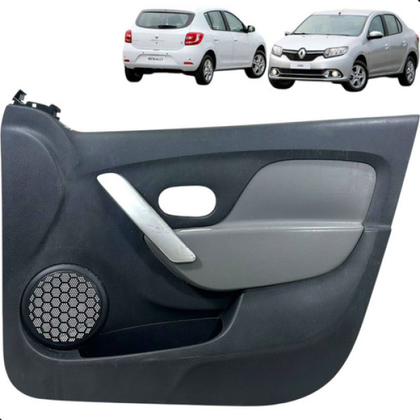 Forro Porta Dianteiro Direito Longan 1.6 2015 A 2017 Preto