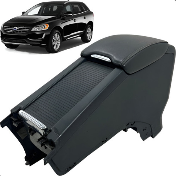 Apoio Braço Console Central Volvo Xc60 2.0 2014 A 2017 Preto