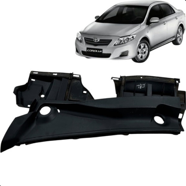 Grade Churrasqueira Esquerdo Toyota Corolla 2009 2010 2012 Preto
