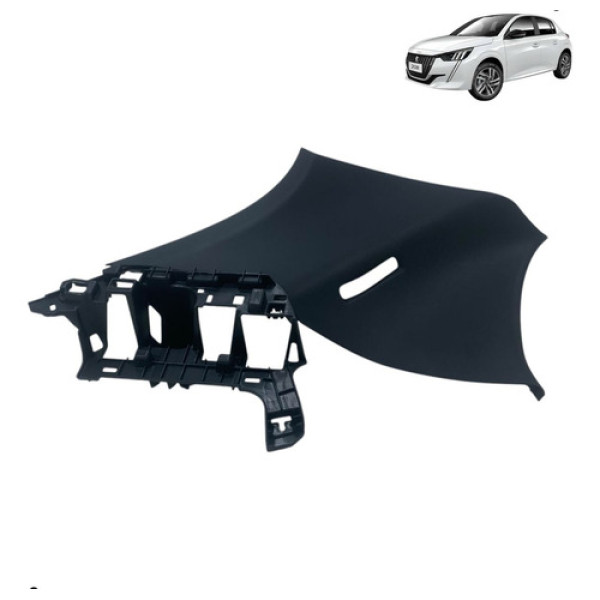 Moldura Superior Esquerda Porta Malas Peugeot 208 2021 2024