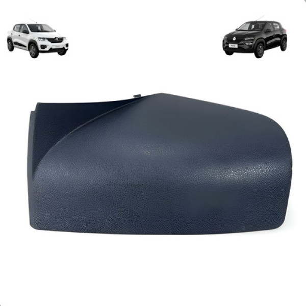 Moldura Acabamento Painel Esquerdo  Renault Kwid 2018  2024 Preto Listras