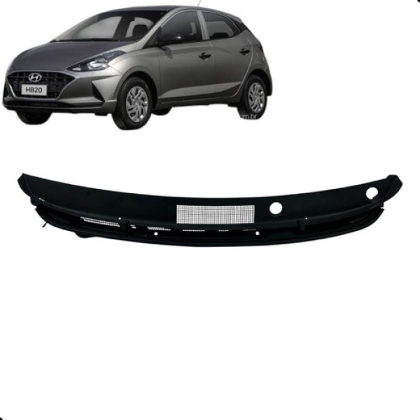 Grade Churrasqueira Hyundai Hb20 2020 a 2022 Preto