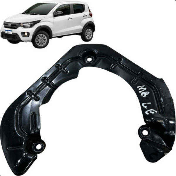 Proteção Freio Dianteiro Esqurd Fiat Mobi 1.0 4cc 2017  2019