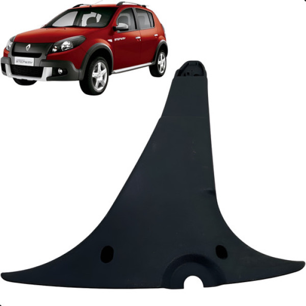 Moldura Central Direita Sandero 2009 2010 2011 2012 2013