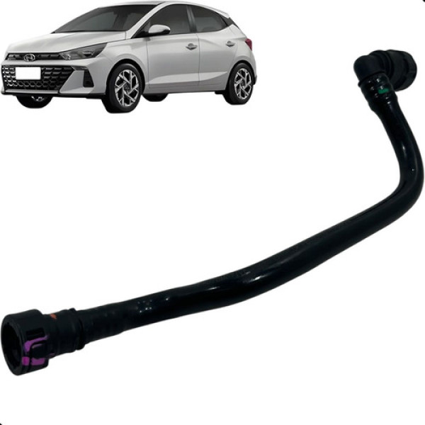 Mangueira Tubo Hyundai Hb20 1.0 Turbo 2023 A 2025 Preto