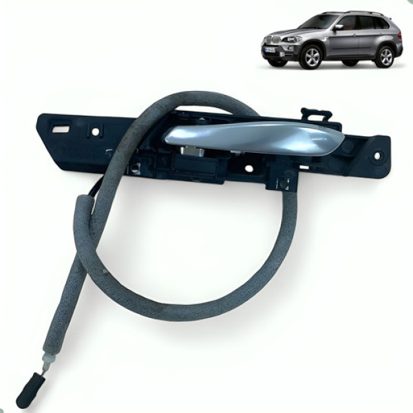 Maçaneta Interna Traseira Esquerda Bmw X5 2007 2008 2009 Traseira